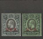 1917 75c 2-typen GEA-Britse bezetting Duits Oost-Afrika WO-1, Ophalen of Verzenden, Postfris