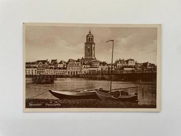 D786 Oude ansichtkaart Deventer : Panorama beschikbaar voor biedingen