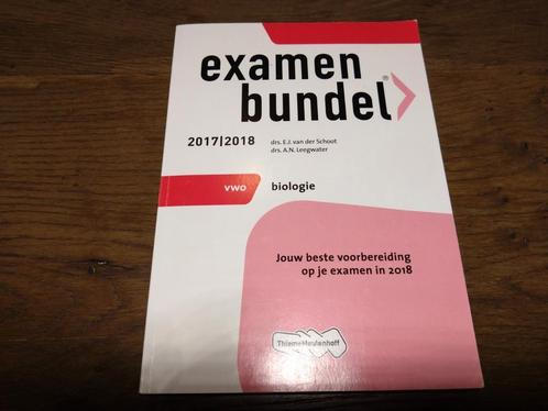 Examenbundel vwo Biologie 2017/2018, Boeken, Schoolboeken, Zo goed als nieuw, Nederlands, HAVO, Ophalen of Verzenden