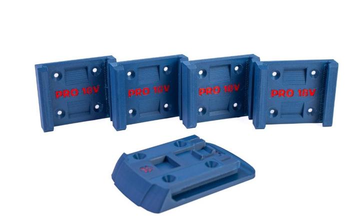 BOSCH Professional Blauw 18v of 12 volt accuhouder, Doe-het-zelf en Verbouw, Gereedschap | Boormachines, Nieuw, Boor- en Schroefmachine