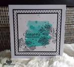 gestempelde kerstkaart, season's greetings, takken, Ophalen of Verzenden, Nieuw, Kerst