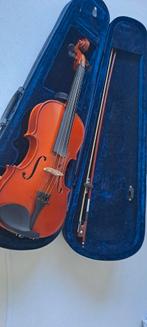 Studieviool 3/4 voor beginner, Muziek en Instrumenten, Strijkinstrumenten | Violen en Altviolen, 4/4-viool, Gebruikt, Ophalen