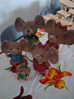 Muizen familie beeldjes, Verzamelen, Beelden en Beeldjes, Ophalen, Zo goed als nieuw, Dier