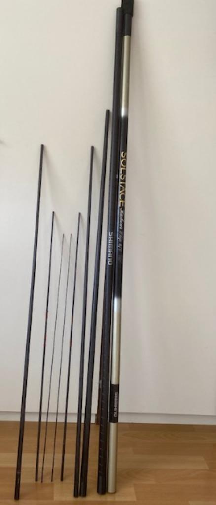 Shimano Solstace Harbour Whip 6.70 m., Watersport en Boten, Hengelsport | Algemeen, Zo goed als nieuw, Vaste hengel, Ophalen