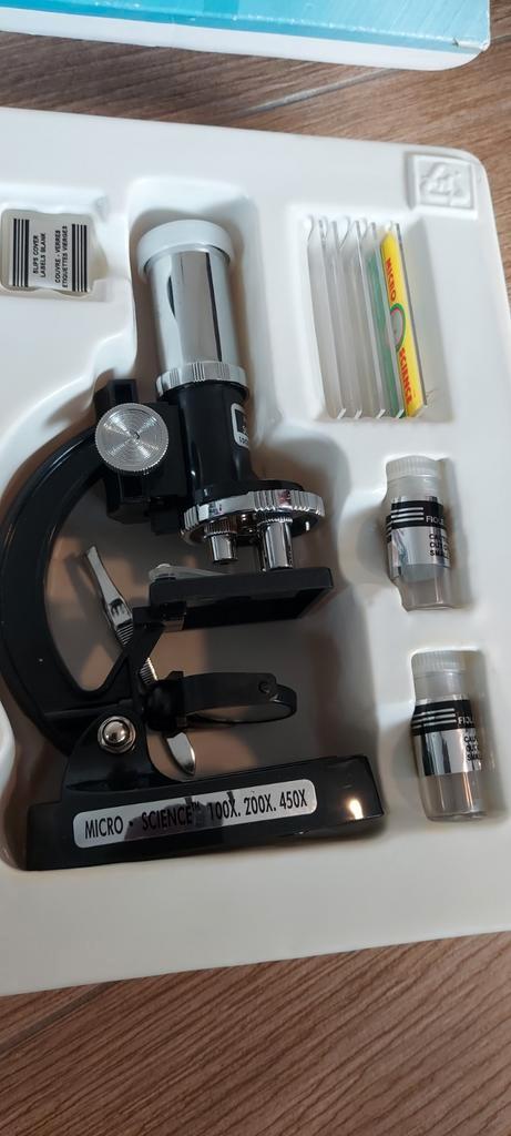 Microscoop Set, Audio, Tv en Foto, Optische apparatuur | Microscopen, Zo goed als nieuw, Biologische microscoop, Minder dan 400x