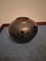 Zwarte Bloemenvaas Todo Mundo - Ø33cm, H 24cm, Huis en Inrichting, Woonaccessoires | Vazen, Ophalen, Overige materialen, Zwart