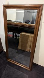 Spiegel met houten rand 130x70 cm, Ophalen, Zo goed als nieuw, Rechthoekig, Minder dan 100 cm