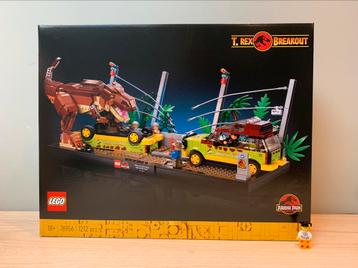 Lego set 76956 jurassic world t. Rex ontsnapping (NIEUW) beschikbaar voor biedingen