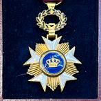 Kruis Officier van de Kroonorde van België, Ophalen of Verzenden, Landmacht, Overige gebieden, Lintje, Medaille of Wings