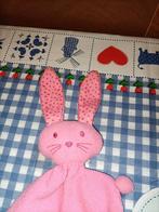 Lief! Roze konijn Knuffeldoekje, Ophalen of Verzenden, Zo goed als nieuw, Konijn