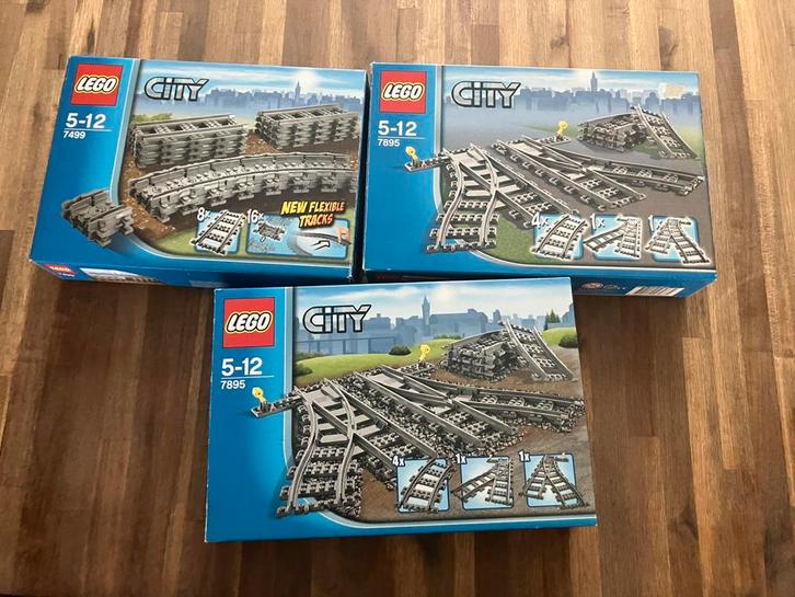 Lego heel veel rails, Kinderen en Baby's, Speelgoed | Duplo en Lego, Zo goed als nieuw, Lego, Complete set, Ophalen of Verzenden