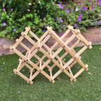 Houten wijnrek, Huis en Inrichting, Woonaccessoires | Wijnrekken, Ophalen, Zo goed als nieuw, Hout, Minder dan 50 cm