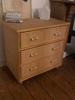 Rotan laden kast nachtkast kledingkast tv huiskamer, Huis en Inrichting, Kasten | Televisiemeubels, Ophalen, Gebruikt, 50 tot 100 cm