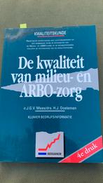 J.G.V. Maas - De kwaliteit van Milieu- en Arbo-zorg, J.G.V. Maas, Ophalen of Verzenden, Zo goed als nieuw, Economie en Marketing