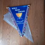 Wereld muziek concours wimpel Kerkrade. Ergens '70 jaren., Ophalen of Verzenden, Zo goed als nieuw