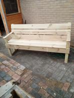tuinbank met rug en armleuningen, Ophalen of Verzenden, Nieuw, Hout