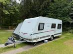 Dethleffs C’Go 475 FR uit 2014, Caravans en Kamperen, Rondzit, Frans bed, Schokbreker, Particulier