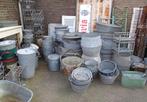 zinken kuipen teilen kuipjes gieters, Ophalen