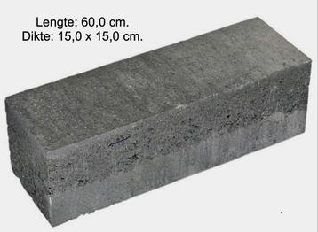 GEZOCHT ! Antraciet Betonnen Stapelblokken 60x15x15; Gratis! beschikbaar voor biedingen