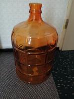 Grote fles vaas, Huis en Inrichting, Ophalen, Glas, Minder dan 50 cm