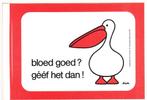 Sticker bloeddonor (4) - Bloed goed, geef het dan, Verzamelen, Verzenden, Zo goed als nieuw, Overige typen