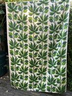 Vintage Original Ploegstof Floraal motief, linnen, jaren 60, Overige kleuren, 120 cm of meer, Ophalen of Verzenden, Zo goed als nieuw