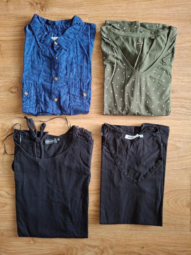 T-shirts, longsleeves, Blauwe blouse Esprit/Cecil, maat M, Kleding | Dames, Blouses en Tunieken, Zo goed als nieuw, Maat 38/40 (M)