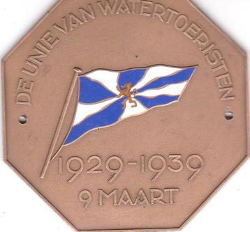 DE UNIE VAN WATERTOERISTEN 1929 - 1939 beschikbaar voor biedingen