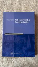 E. van Vliet - Arbeidsrecht en reorganisatie, Verzenden, Zo goed als nieuw, E. van Vliet; B. Filippo