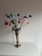 Oude verzilverde art deco vaas, Ophalen of Verzenden, Zo goed als nieuw