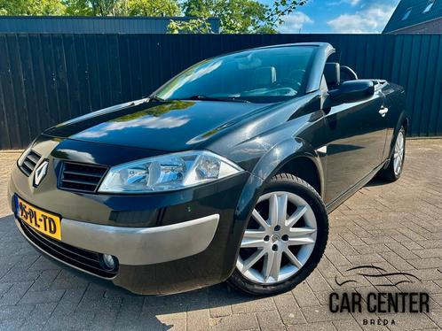 Renault Mégane 2.0 16V Cabrio AUT E4 2004 Zwart APK NAP✅, Auto's, Renault, Bedrijf, Mégane, ABS, Airbags, Airconditioning, Boordcomputer