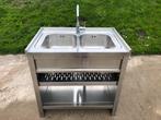Boretti M-system rvs spoelmodule, Ophalen, 25 tot 50 cm, 50 tot 100 cm, Minder dan 100 cm