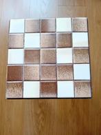 Bijzettafel met tegeltjes, Minder dan 45 cm, Minder dan 55 cm, Gebruikt, Ophalen of Verzenden