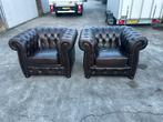 Chesterfield 2 Fauteuils!!!!!, Huis en Inrichting, Fauteuils, Ophalen of Verzenden, Gebruikt, 75 tot 100 cm