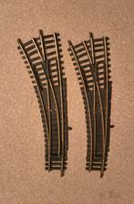 Fleischmann 2 bochtwissels links 6074 6046L, Gebruikt, Gelijkstroom, Fleischmann, Rails