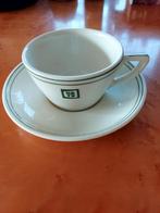 Retro/vintage kop en schotel V&D Royal Sphinx Maastricht, Gebruikt, Ophalen of Verzenden, Overige stijlen, Kop(pen) en/of Schotel(s)