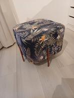 Tropische Poef, Ophalen, Hout, Minder dan 50 cm, Gebruikt