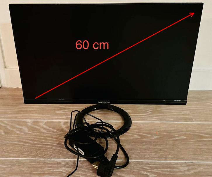 Medion 23.6" Full HD Monitor - MD20491, Computers en Software, Monitoren, Gebruikt, 60 Hz of minder, HDMI, LED, Full HD, 5 ms of meer