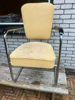 Buisframe sleede stoel vintage, Huis en Inrichting, Stoelen, Ophalen, Gebruikt, Eén