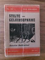 Dick Bos serie. Stilte-geluidsopname, Eén stripboek, Ophalen of Verzenden, Gelezen, Dick Bos