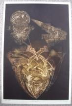 Robert Brun - (1948) - Situation V -  zeefdruk - Mezzotint -, Antiek en Kunst, Ophalen