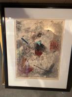 A.P. Compaan Litho/Zeefdruk - 1989, Antiek en Kunst, Ophalen of Verzenden