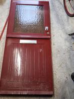 hardhouten (voor)deur 211,5 x 93, Ophalen of Verzenden, Gebruikt, Buitendeur, 200 tot 215 cm