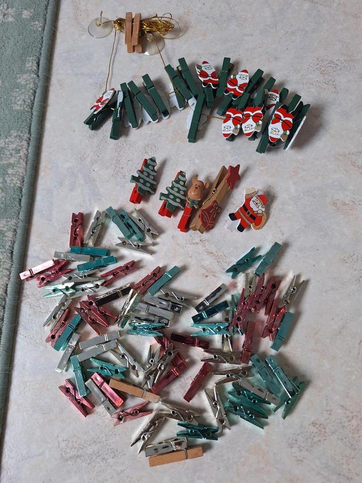 Kerstknijpers - Losse & Touw met Zuignappen, Diversen, Kerst, Gebruikt, Ophalen of Verzenden