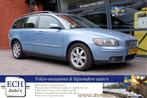 Volvo V50 2.4i 170 pk airco, trekhaak (bj 2004), Stof, Zwart, 700 kg, Blauw