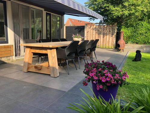 Grote tuintafel van 330 cm, Tuin en Terras, Tuintafels, Zo goed als nieuw, Rechthoekig, Hout, Ophalen of Verzenden