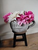 Bloempot decoratie kopje, Ophalen, Zo goed als nieuw