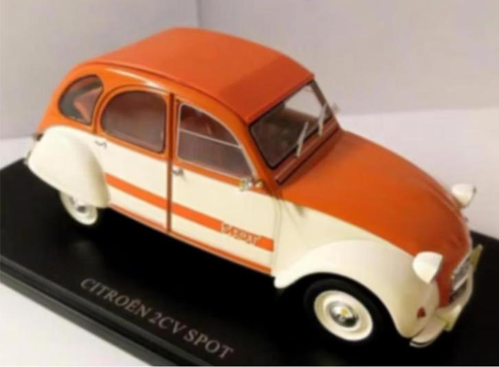 CITROEN 2CV SPOT 1976 schaal 1:24 Collection Citroen # 54, Hobby en Vrije tijd, Modelauto's | 1:24, Nieuw, Auto, Overige merken