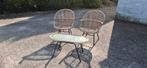 Rotan tuinsetje retro, Tuin en Terras, Ophalen, Gebruikt