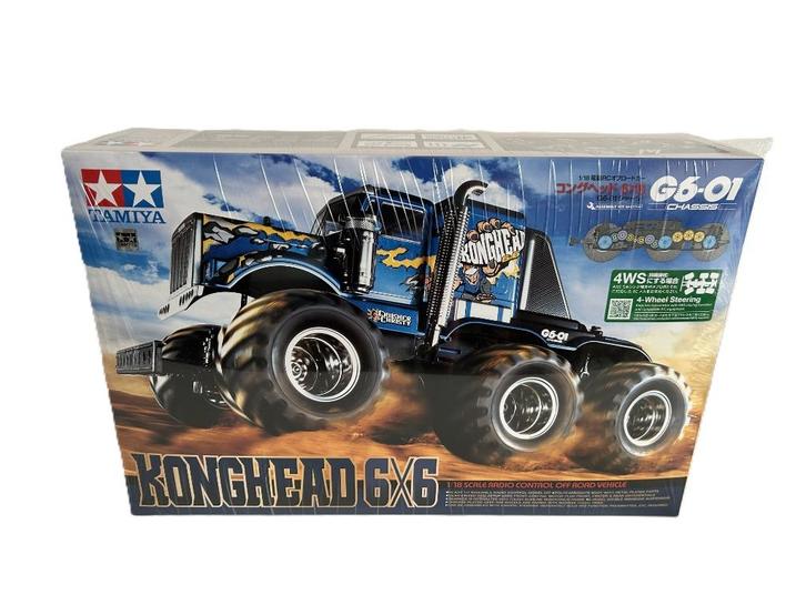 Tamiya Konghead 66 G6-01 – 58646 rc auto, Hobby en Vrije tijd, Modelbouw | Radiografisch | Auto's, Nieuw, Auto offroad, Elektro